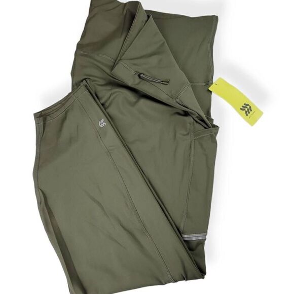 All In Motion Moss Green Leggings 4X - Picture 3 of 4